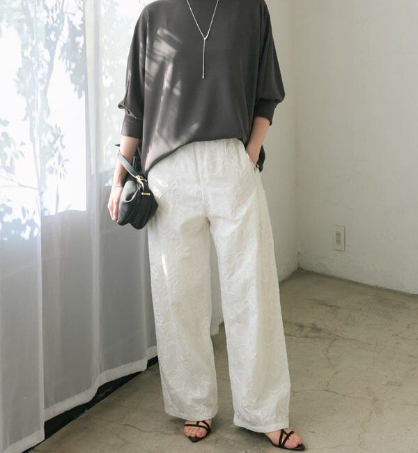  「【ON・OFF問わず活躍】リブ付きジョーゼットドルマンブラウス」|シャツ・ブラウス|