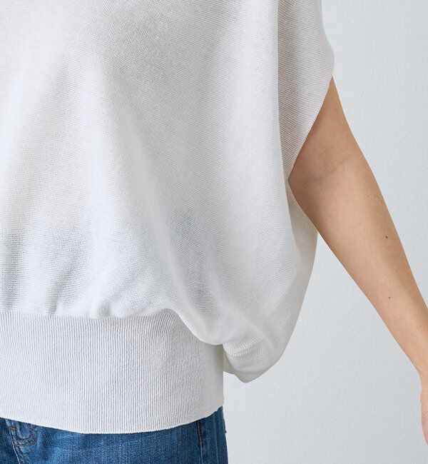  「【美シルエット】ライトギマフレンチコクーンニット」|ニット・セーター|