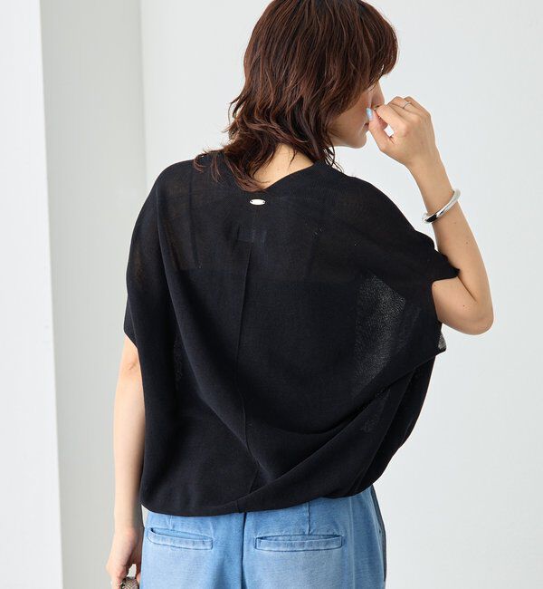  「【美シルエット】ライトギマフレンチコクーンニット」|ニット・セーター|