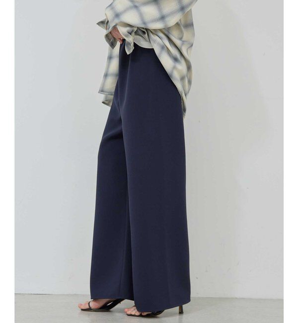  「【CHIKAコラボ】【美脚パンツ】ワイドドロストパンツ」|その他|