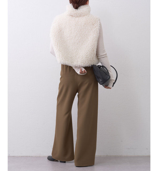  「【CHIKAコラボ】【美脚パンツ】ワイドドロストパンツ」|その他|