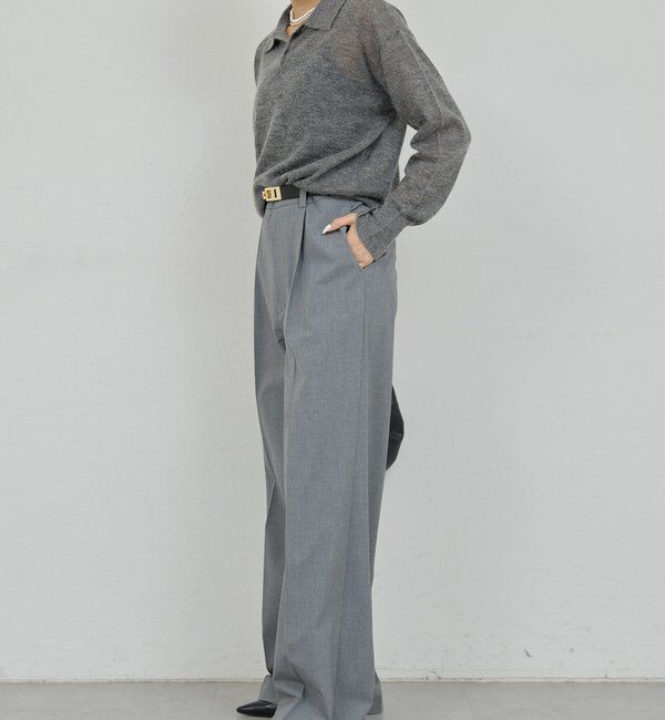  「シアーモヘヤポロニット」|ニット・セーター|