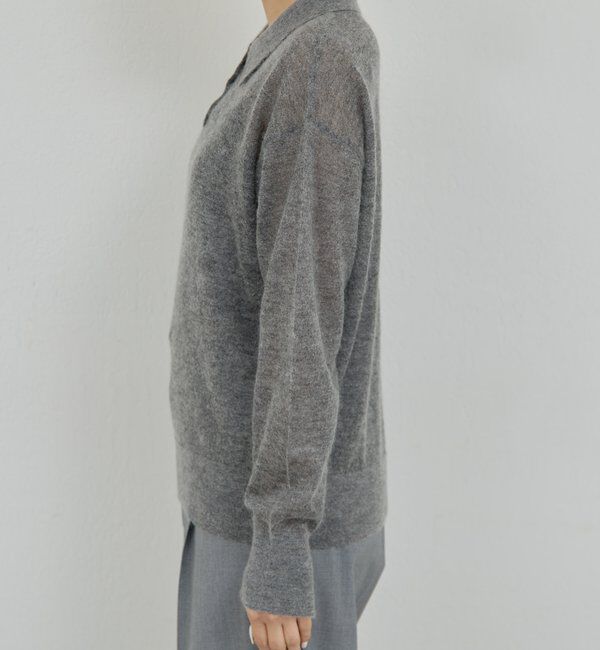  「シアーモヘヤポロニット」|ニット・セーター|