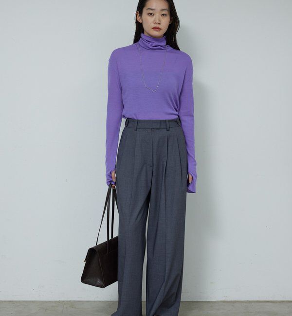  「【SACHIKOコラボ】2タックワイドパンツ」|チノ|