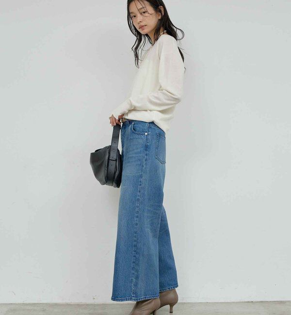  「【手洗い可】メリノウールニットプルオーバー」|ニット・セーター|