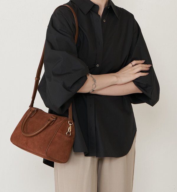  「スエード2WAYミニボストンバッグ」|ボストンバッグ|