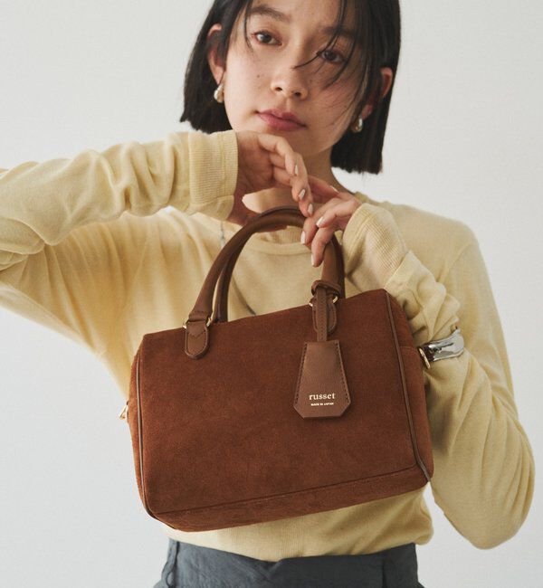  「スエード2WAYミニボストンバッグ」|ボストンバッグ|