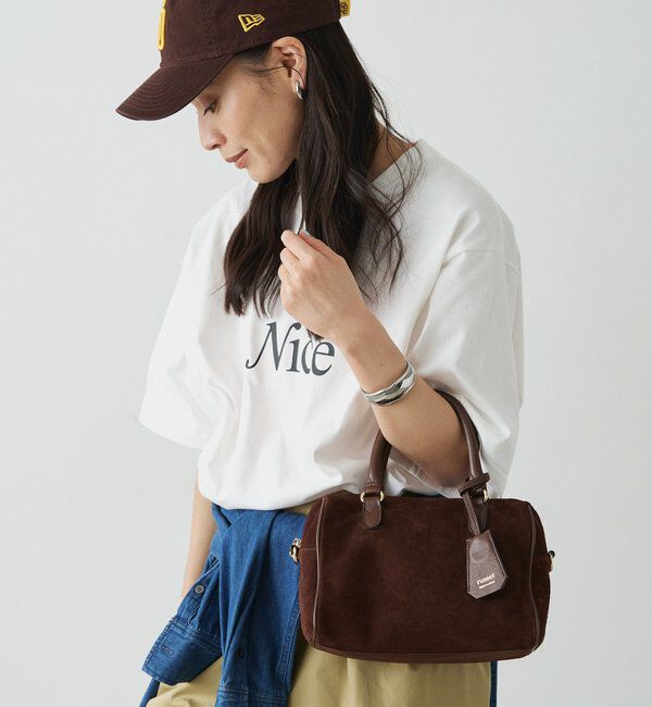  「スエード2WAYミニボストンバッグ」|ボストンバッグ|