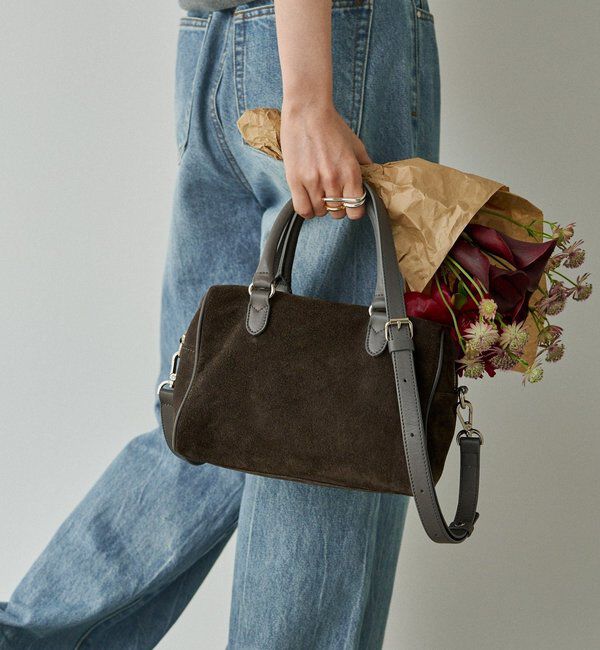 「スエード2WAYミニボストンバッグ」|ボストンバッグ|