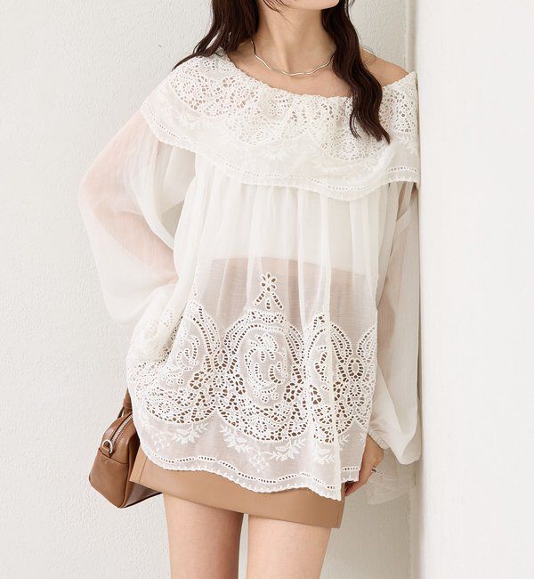  「4wayブラウス」|シャツ・ブラウス|オフホワイト