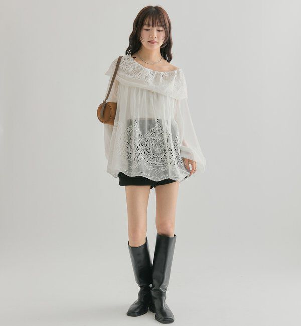  「4wayブラウス」|シャツ・ブラウス|