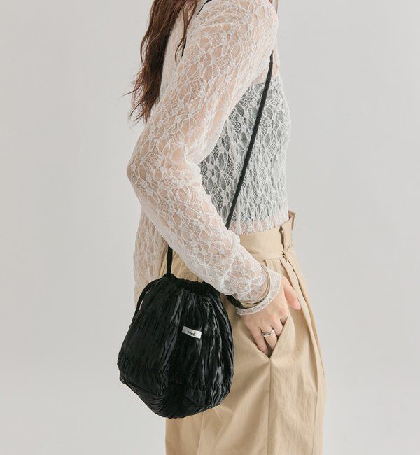  「シャーリングサテンホイップBAG」|トートバッグ|