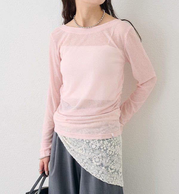  「バックシャンロングTシャツ」|Tシャツ・カットソー|