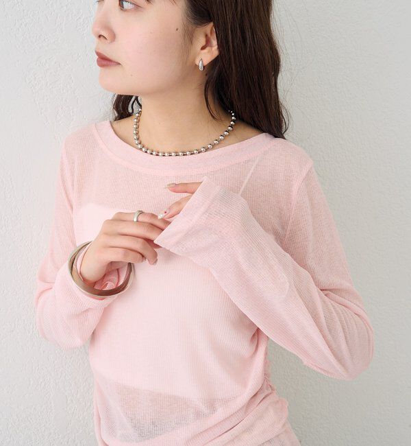  「バックシャンロングTシャツ」|Tシャツ・カットソー|