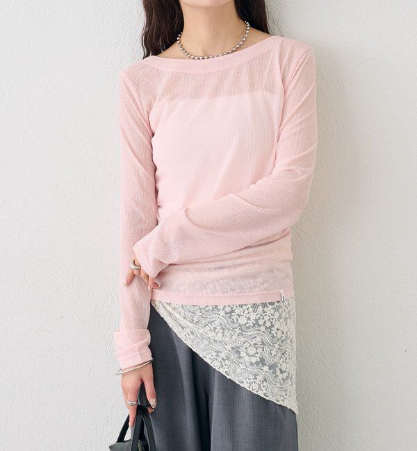  「バックシャンロングTシャツ」|Tシャツ・カットソー|