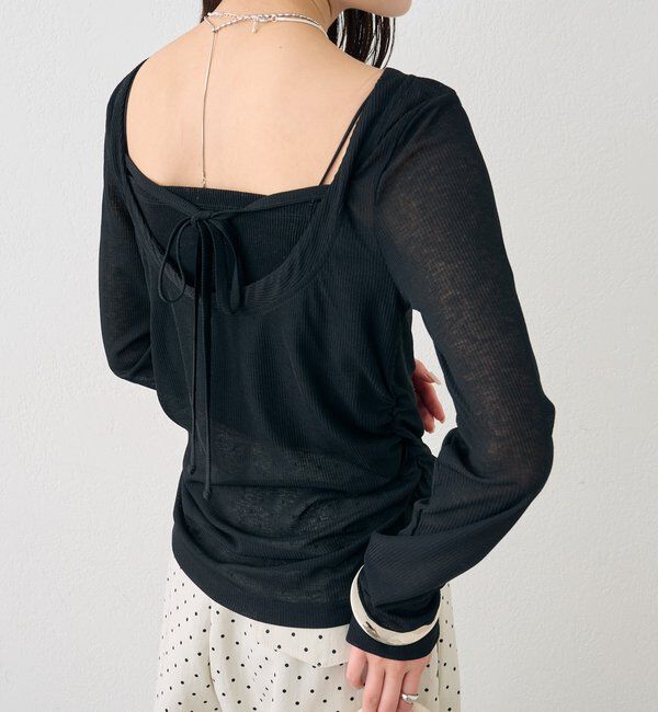  「バックシャンロングTシャツ」|Tシャツ・カットソー|