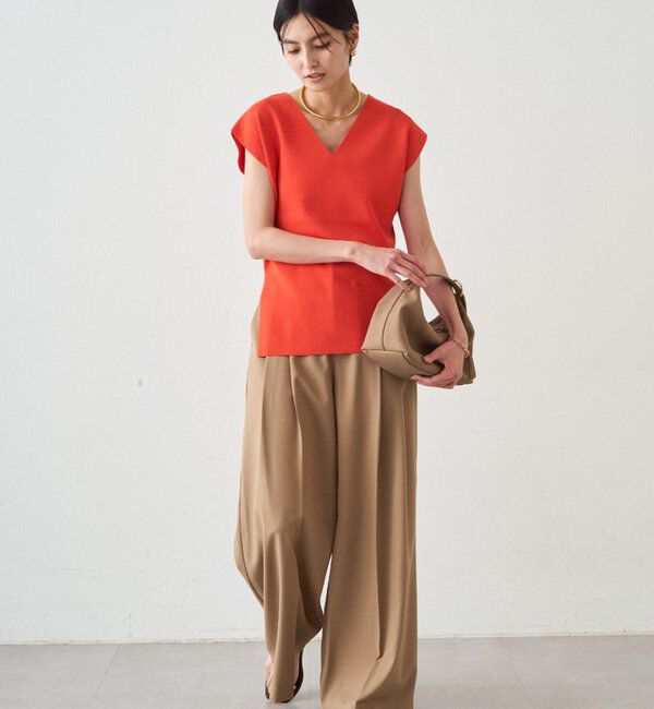  「2WAYツヤニット」|ニット・セーター|