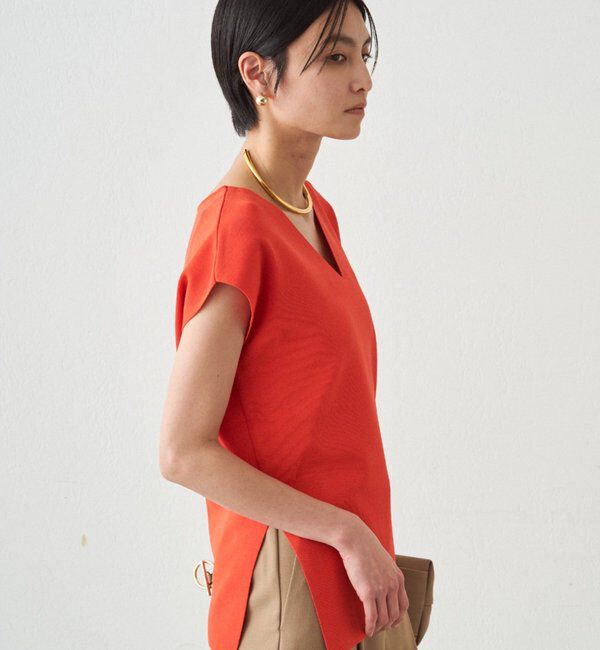  「2WAYツヤニット」|ニット・セーター|