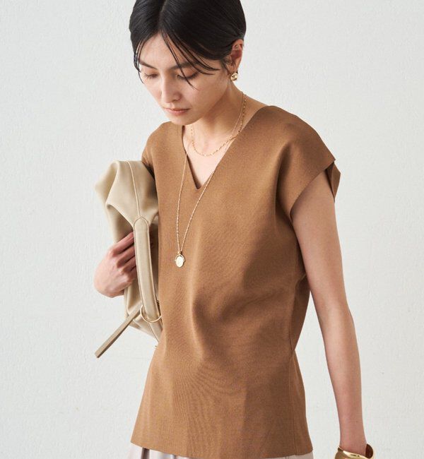  「2WAYツヤニット」|ニット・セーター|