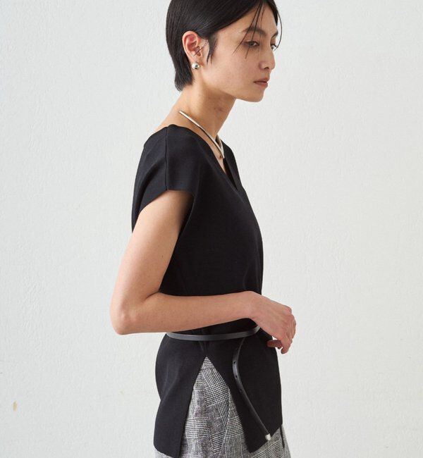  「2WAYツヤニット」|ニット・セーター|