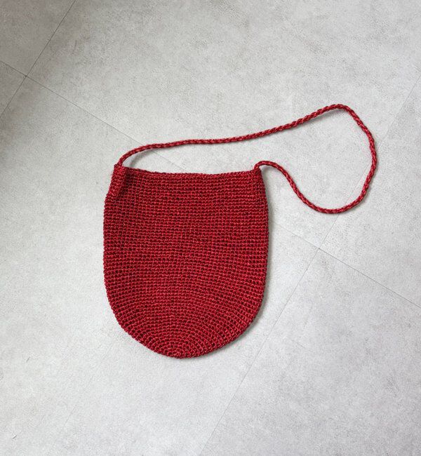  「【GALENA/ガレナ】バケツショルダーバッグ」|ショルダー・メッセンジャー|レッド