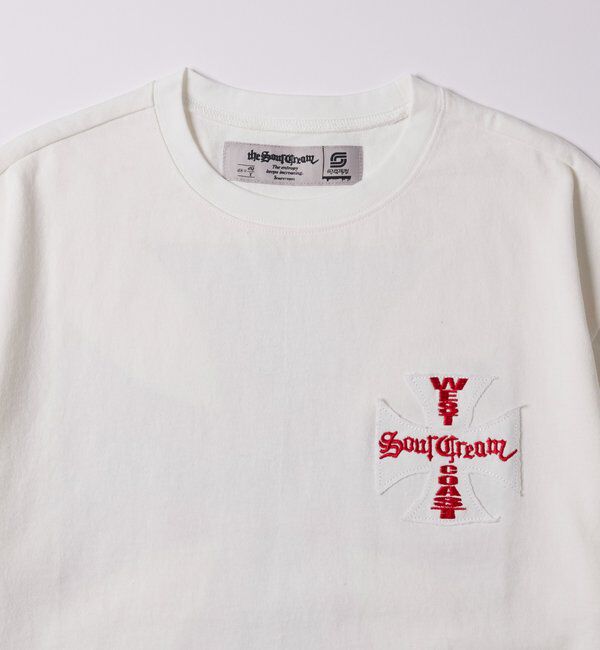  「SourcreamクロスバックプリントTEE」|Tシャツ・カットソー|