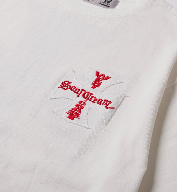  「SourcreamクロスバックプリントTEE」|Tシャツ・カットソー|