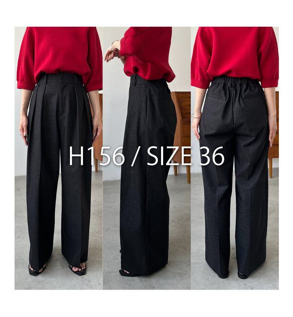  「【選べる4サイズ展開】2タックコットンパンツ」|チノ|