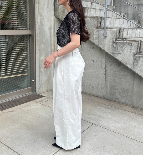  「【選べる4サイズ展開】2タックコットンパンツ」|チノ|