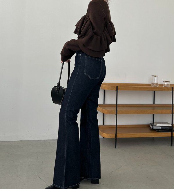  「【2WAYで着用可能】ベアフリルニット」|ニット・セーター|