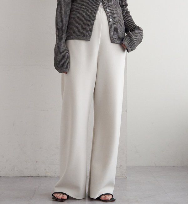  「ダブルクロスワイドパンツ」|チノ|