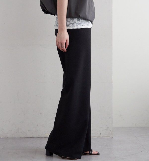  「ダブルクロスワイドパンツ」|チノ|