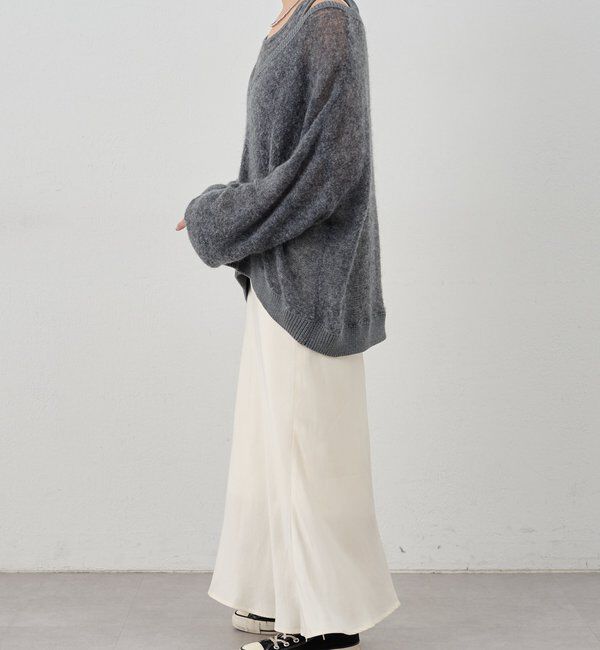  「レイヤードシアーニット」|ニット・セーター|