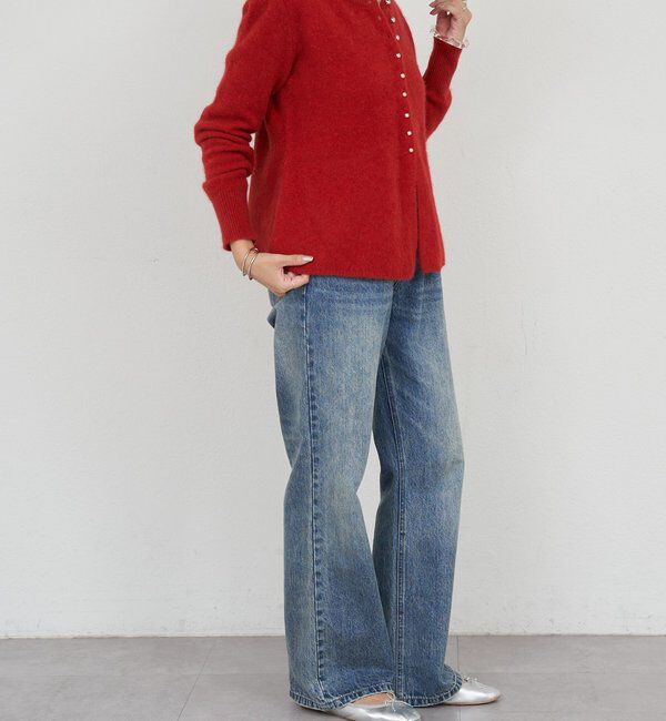  「ラクーンペプラムカーディガン」|カーディガン|