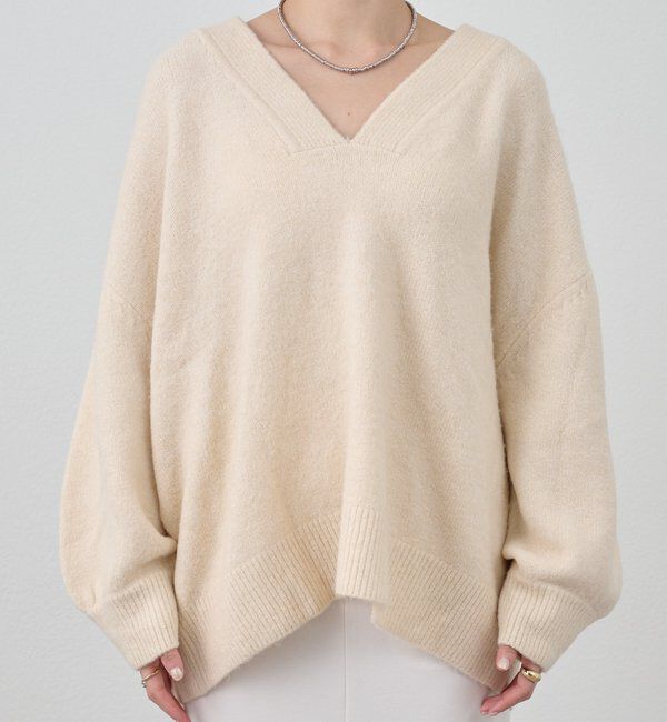  「【@kanako_ikiコラボカラー】【全骨格キレイ見え】ウェーブネックニット」|ニット・セーター|