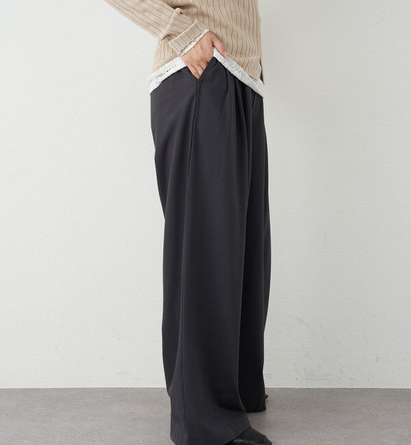  「【インフルエンサー＠tsuru00コラボ】3タックスラックスパンツ」|チノ|