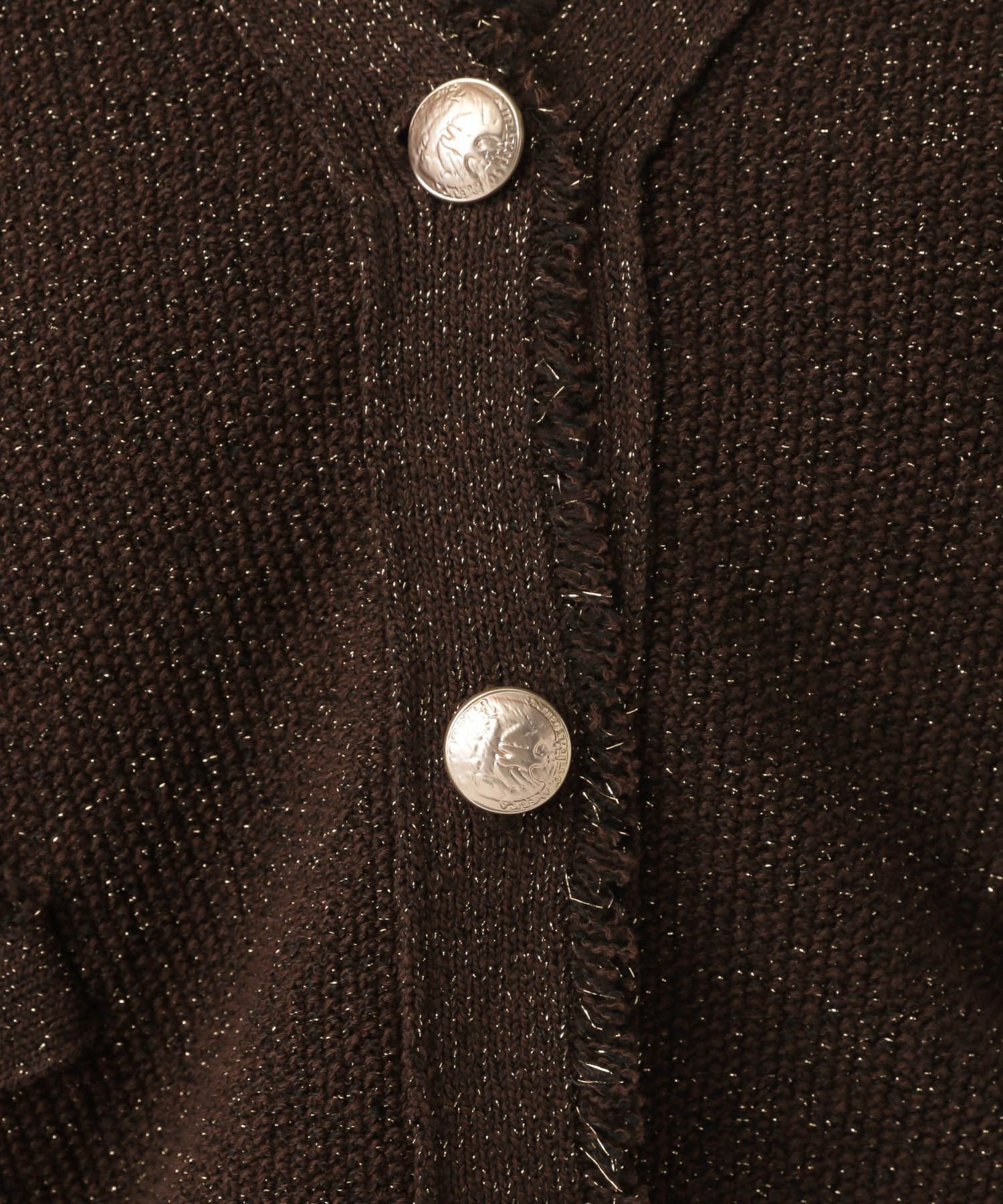 A part by 「ツイードVカーディガン」|ニット・セーター|