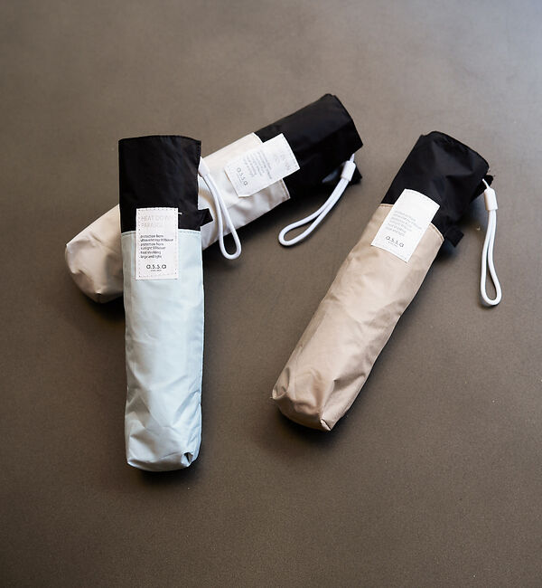 collex「【a.s.s.a】ブラック切替晴雨兼用折畳傘 HEAT DOWN PARASOL」|傘|