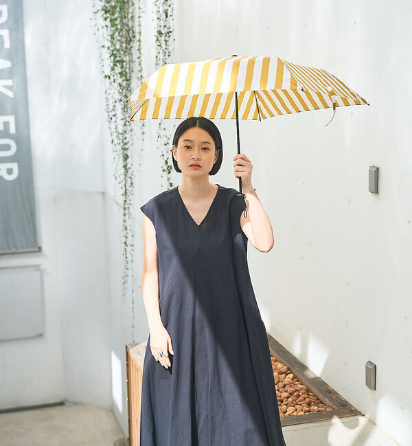 collex「レトロストライプ 折りたたみ傘【assa】【WEB限定】」|傘|