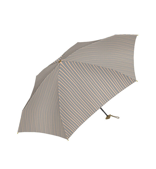 collex「ラフストライプ ALL IN UMBRELLA 折りたたみ傘【assa】【WEB」|傘|グレー