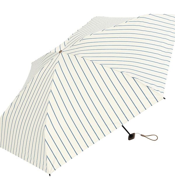 collex「日傘 ストライプ ポーチ付き 晴雨兼用 折りたたみ傘【assa】【WEB限定】」|傘|