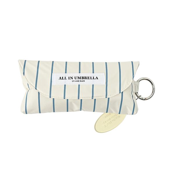 collex「日傘 ストライプ ポーチ付き 晴雨兼用 折りたたみ傘【assa】【WEB限定】」|傘|