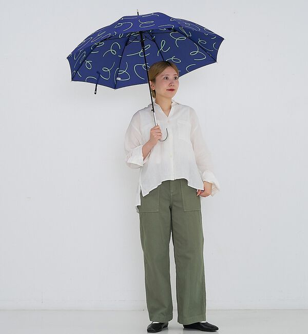 collex「雨傘 マーカー柄 耐風 ジャンプ傘 晴雨兼用 長傘【assa】【WEB限定】」|傘|