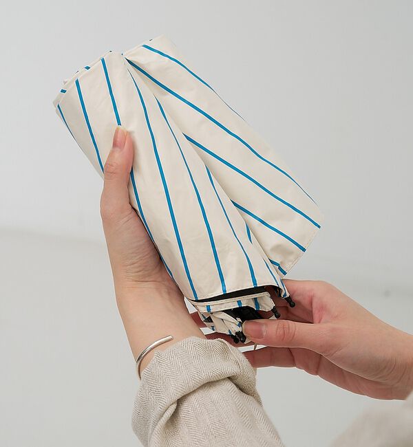 collex「日傘 ストライプ 晴雨兼用 折りたたみ傘 ALL IN UMBRELLA【ass」|傘|