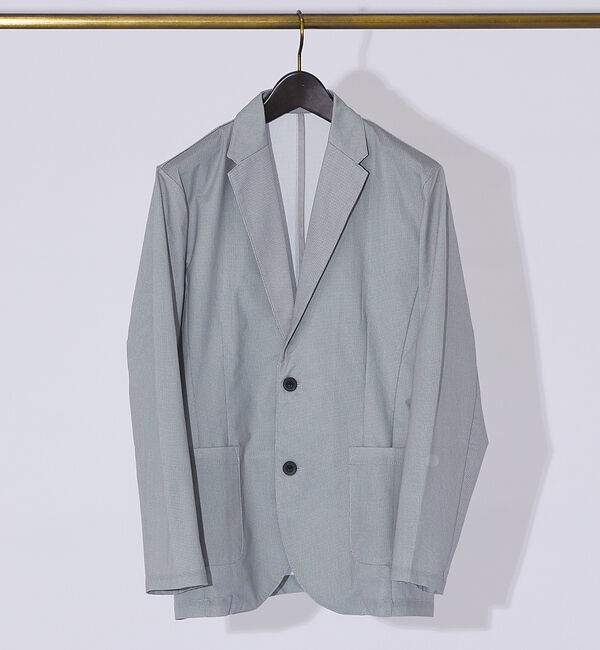 ABAHOUSE「【Air Hole Stretch / セットアップ対応】メッシュジャケット /」|テーラードジャケット|ライトグレー