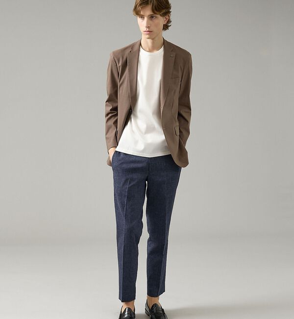 ABAHOUSE「【セットアップ対応】スーパーストレッチ リネンジャケット/ FLEX JACKE」|テーラードジャケット|