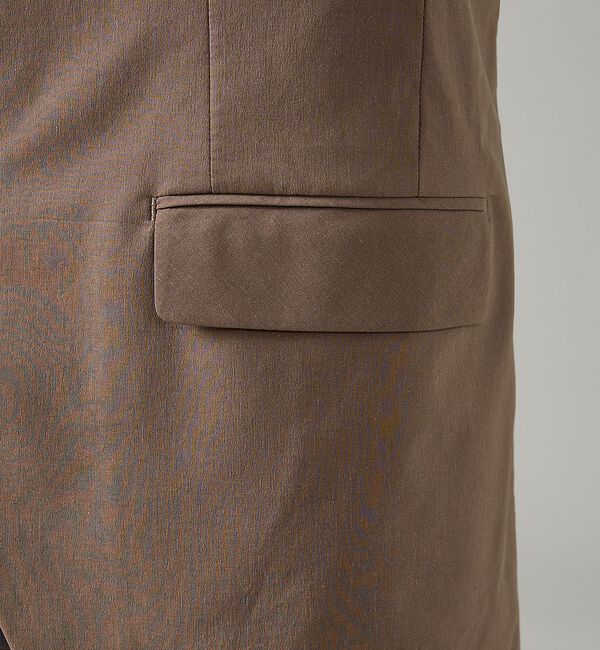 ABAHOUSE「【セットアップ対応】スーパーストレッチ リネンジャケット/ FLEX JACKE」|テーラードジャケット|