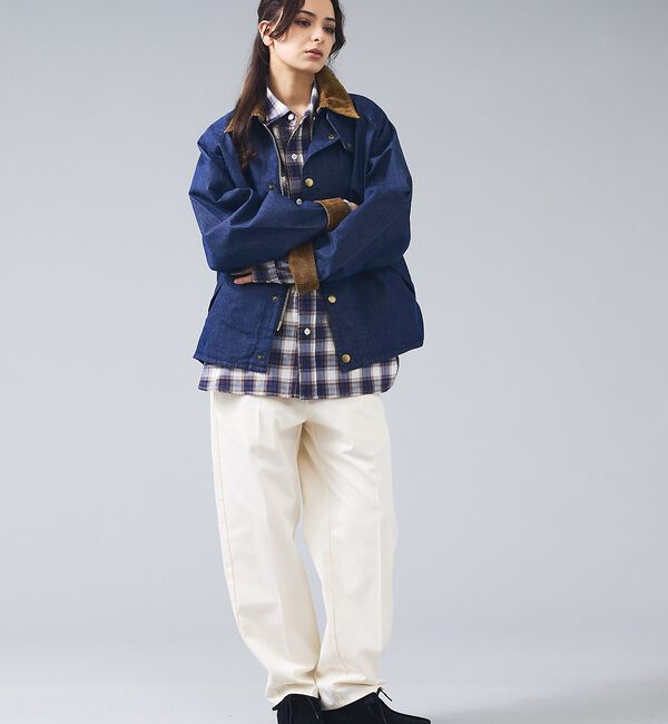 ABAHOUSE「【BARBOUR / バブアー】TRANSPORT DENIM / トランスポー」|ブルゾン・スタジャン|