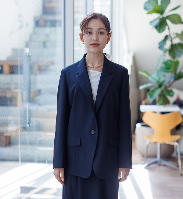 Rouge vif「【セットアップ対応】 シングルテーラードジャケット」|テーラードジャケット|