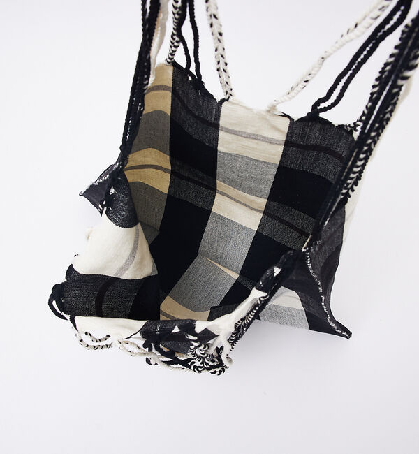 Rouge vif「【MOON BIRD/ムーンバード】手織りハンモックトートバッグ/手織り/A4サ」|ショルダー・メッセンジャー|